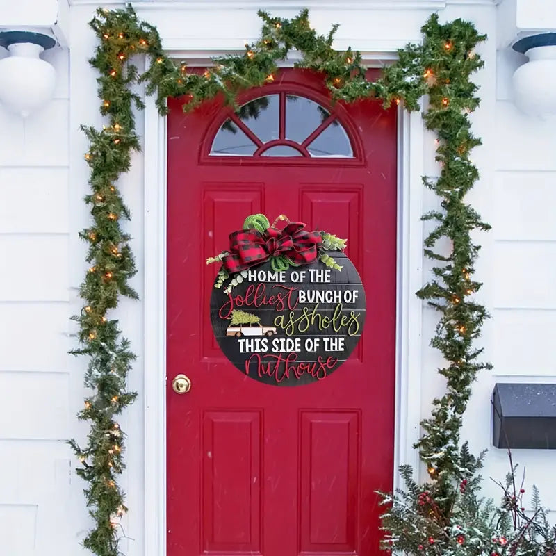 Festive 3D Christmas Door Sign-3