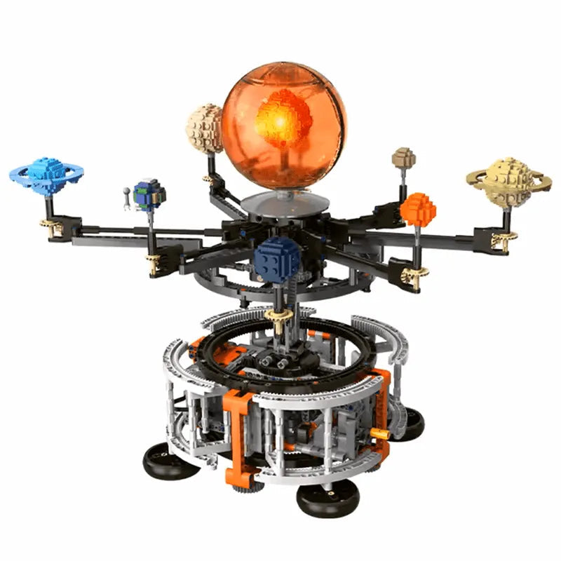 Motorised Rotating Solar System 1281pcs-0