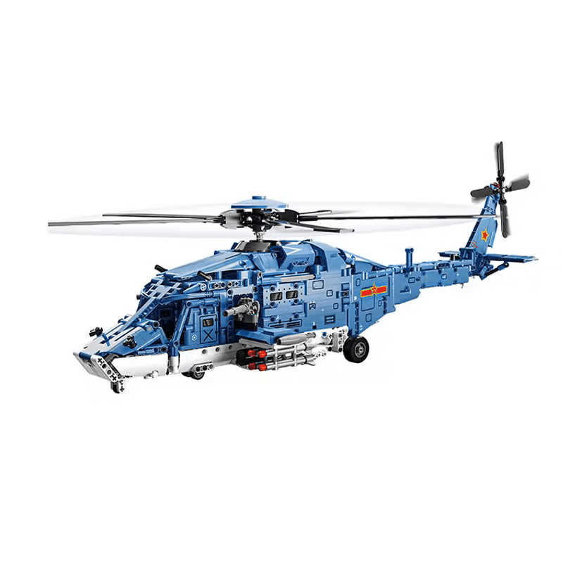 Gunship Helicopter Model Kit 1710 Pcs-0