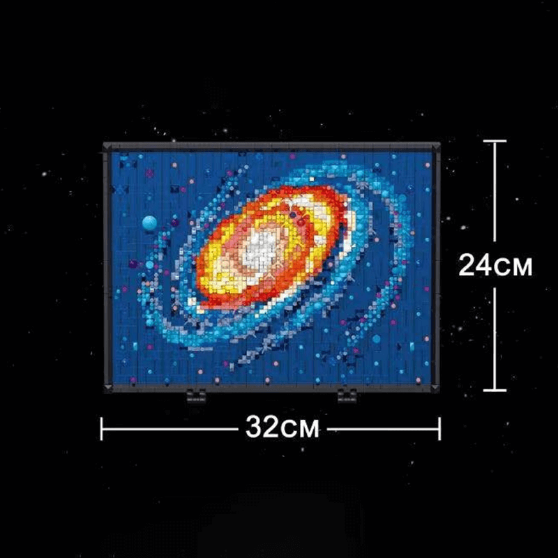 Milky Way 2437Pcs 3D Brick Model-4