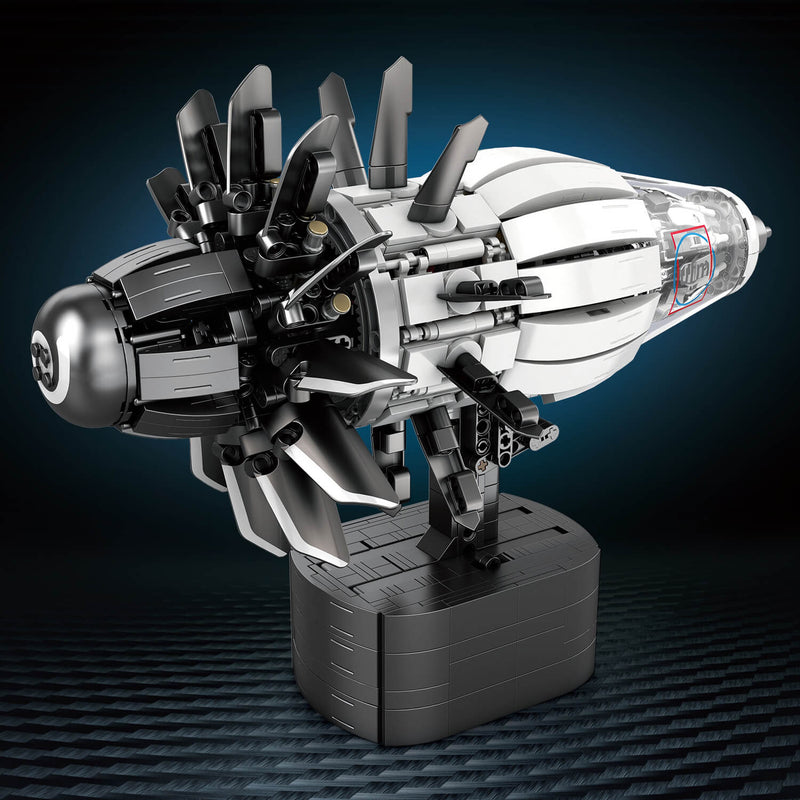 Motorised Aircraft Engine 1350Pcs-1