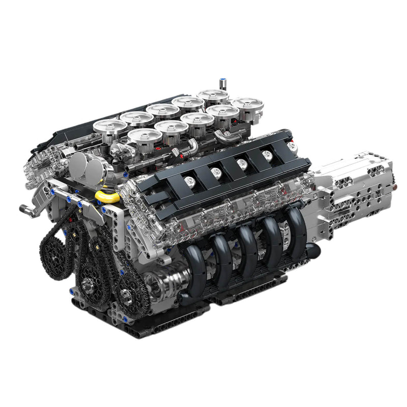 V10 Naturally Aspirated Japanese Engine 1833Pcs-0