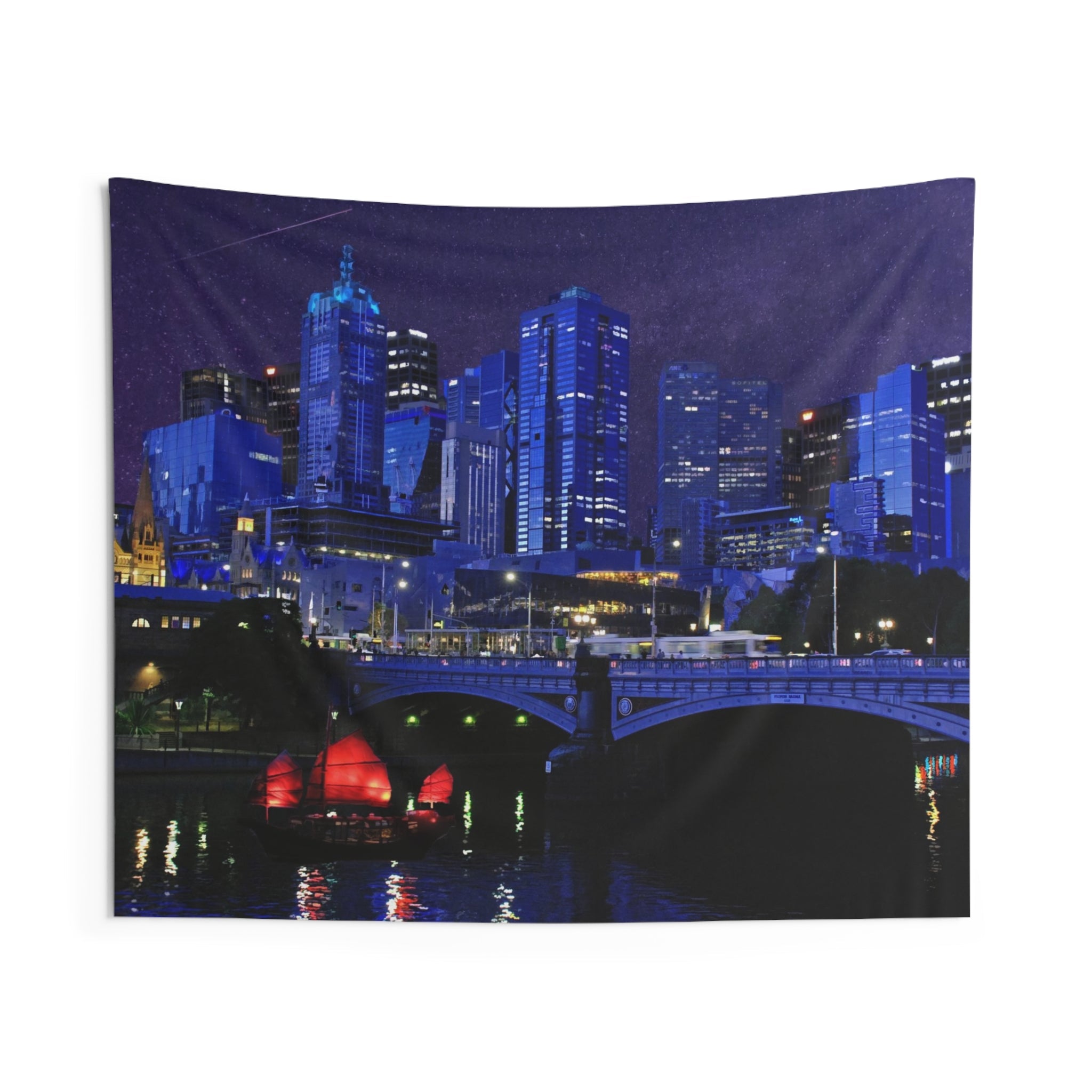 Melbourne Night Tapestry-2