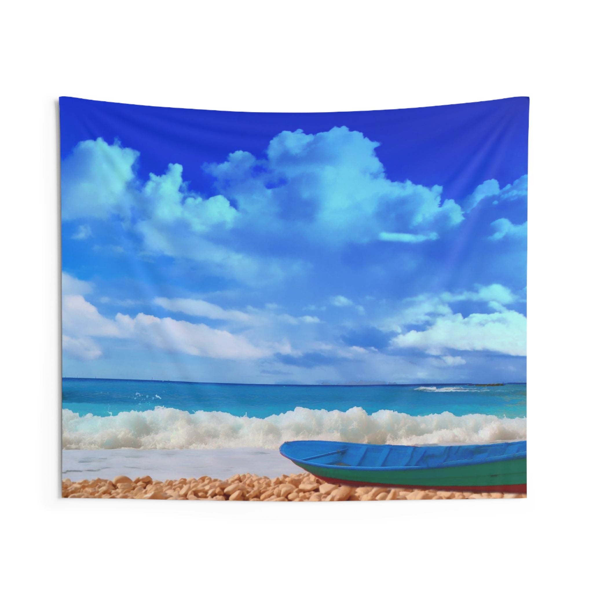 Boat and Sea Tapestry-0
