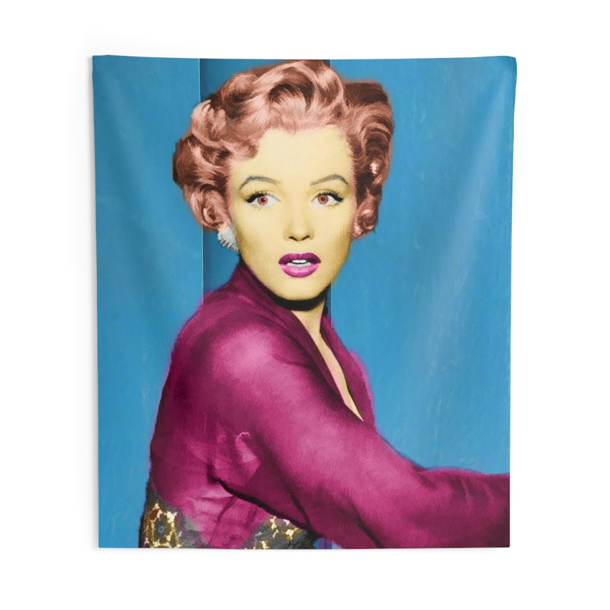 Marilyn Brown Hair Tapestry-3