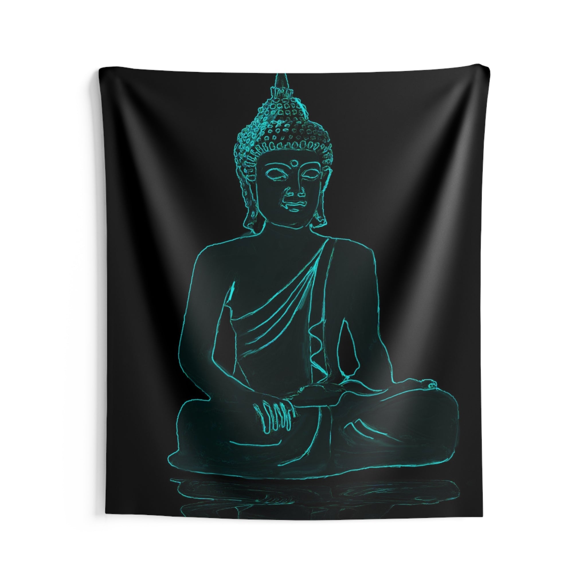 Glow in Dark Buddha Tapestry-2