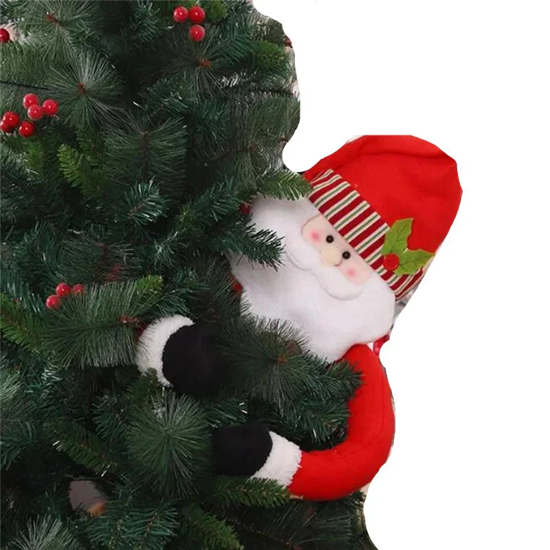 Christmas Tree Hugger Santa Claus Ornament-0