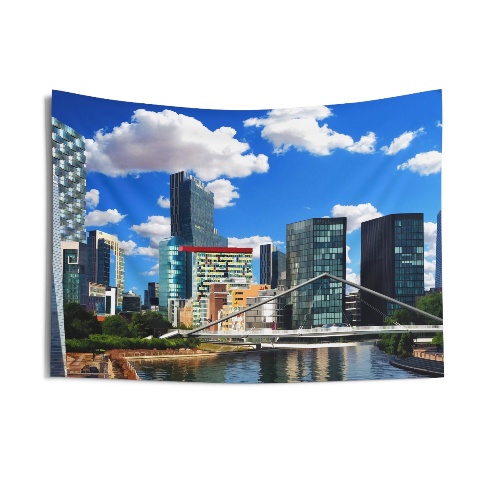 South korea Skyline Tapestry-2