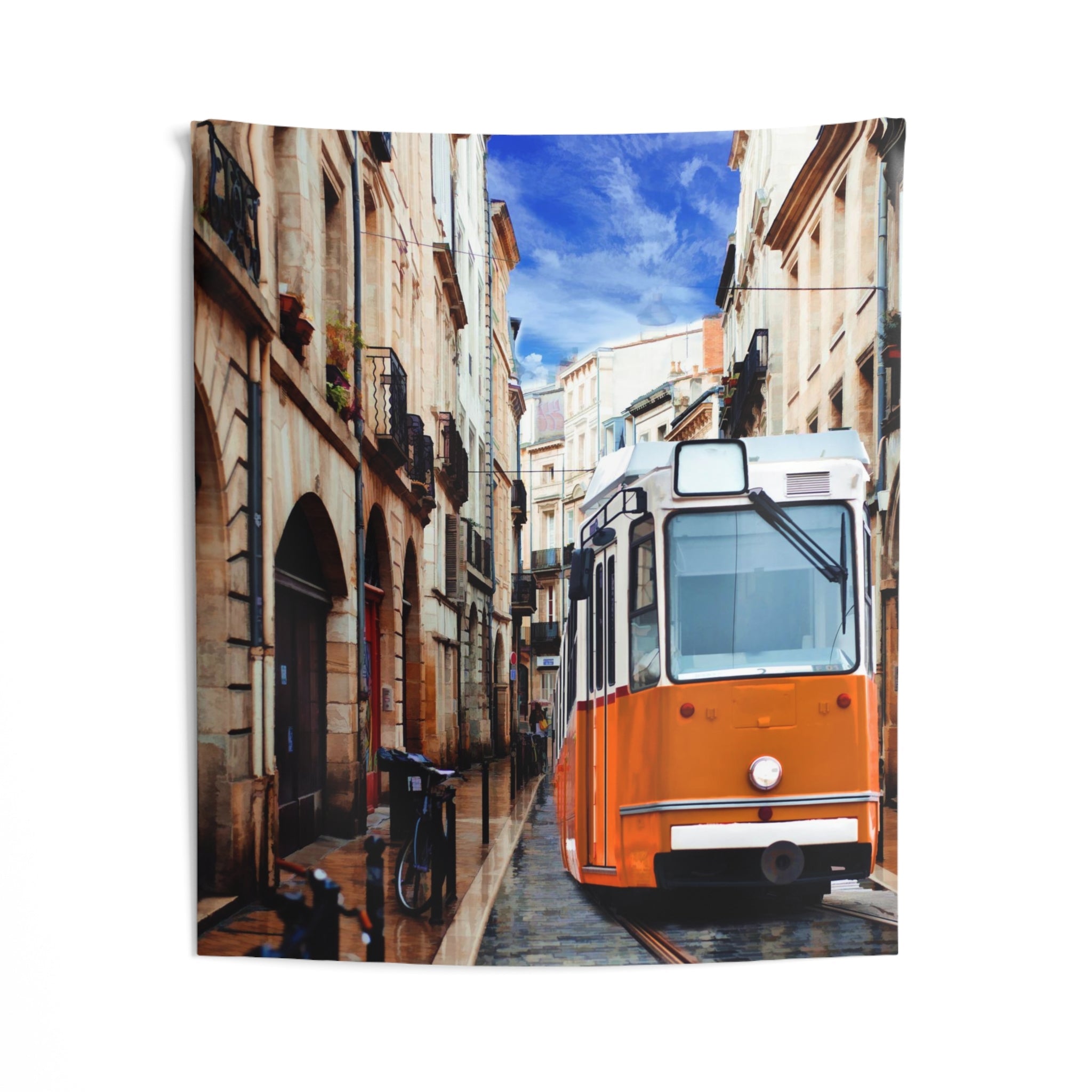 Norway Tram Tapestry-1