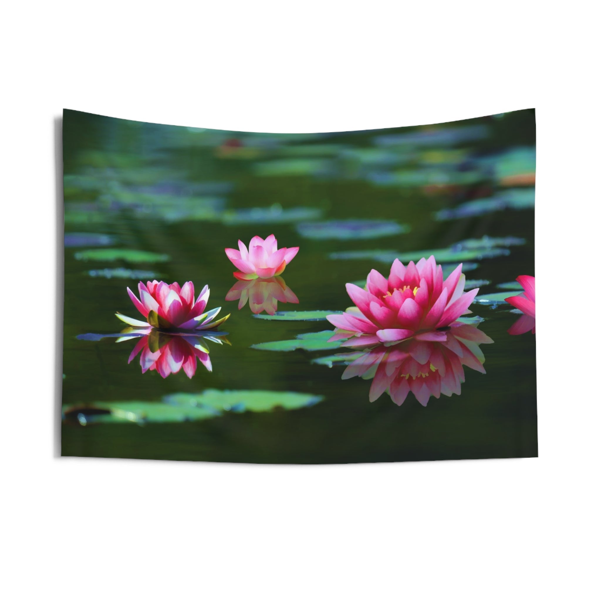 Lily Pink Flower Tapestry-2