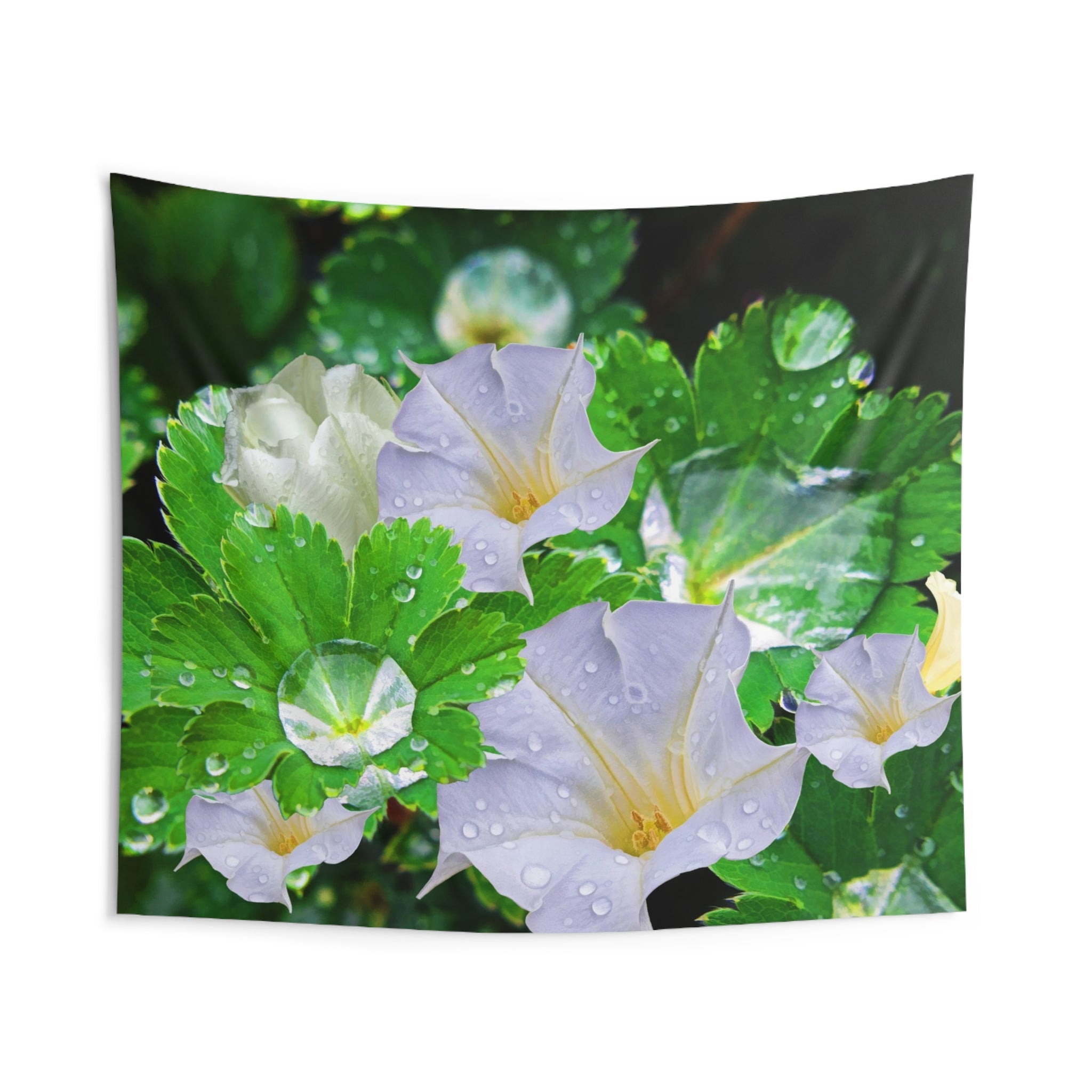 Dewdrop Jimsonweed Tapestry-1