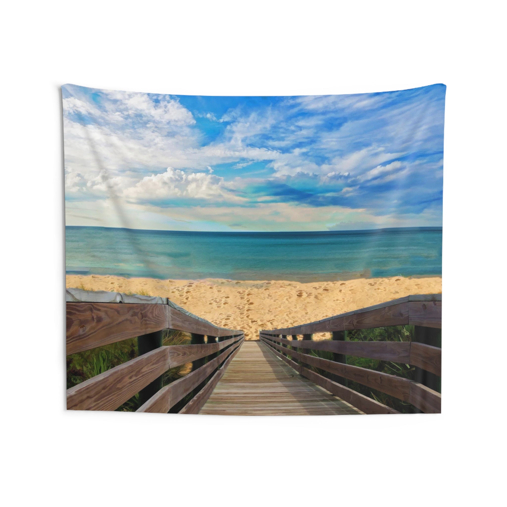 Beach Sea Tapestry-3
