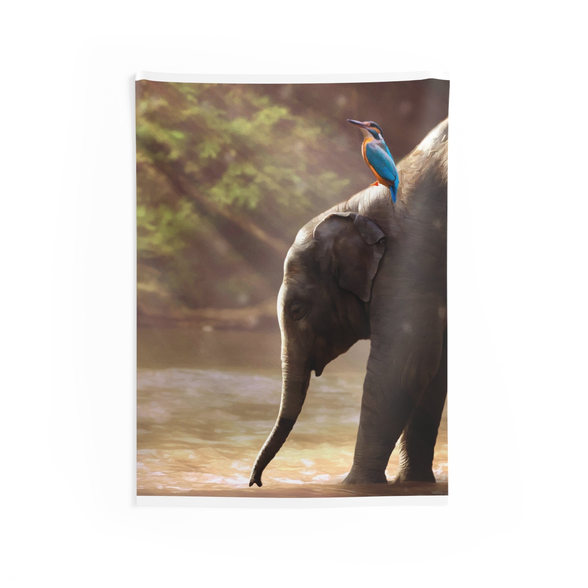 Bird And Elephant Tapestry-1