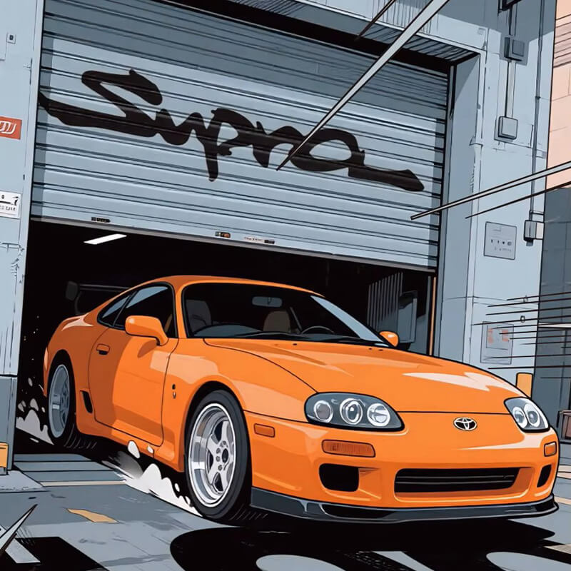 Toyota Supra A80 348Pcs-1