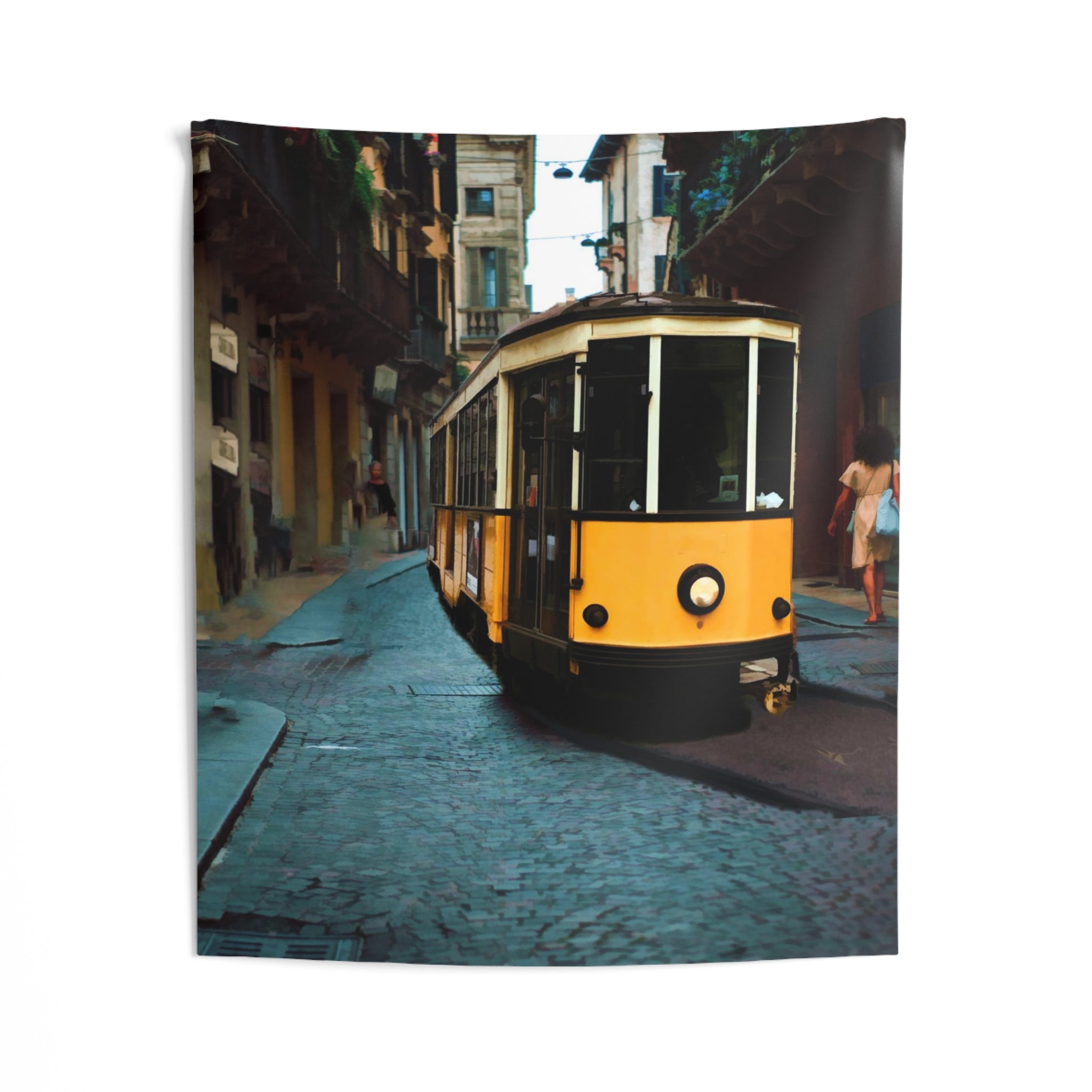 Street Tram Tapestry-1