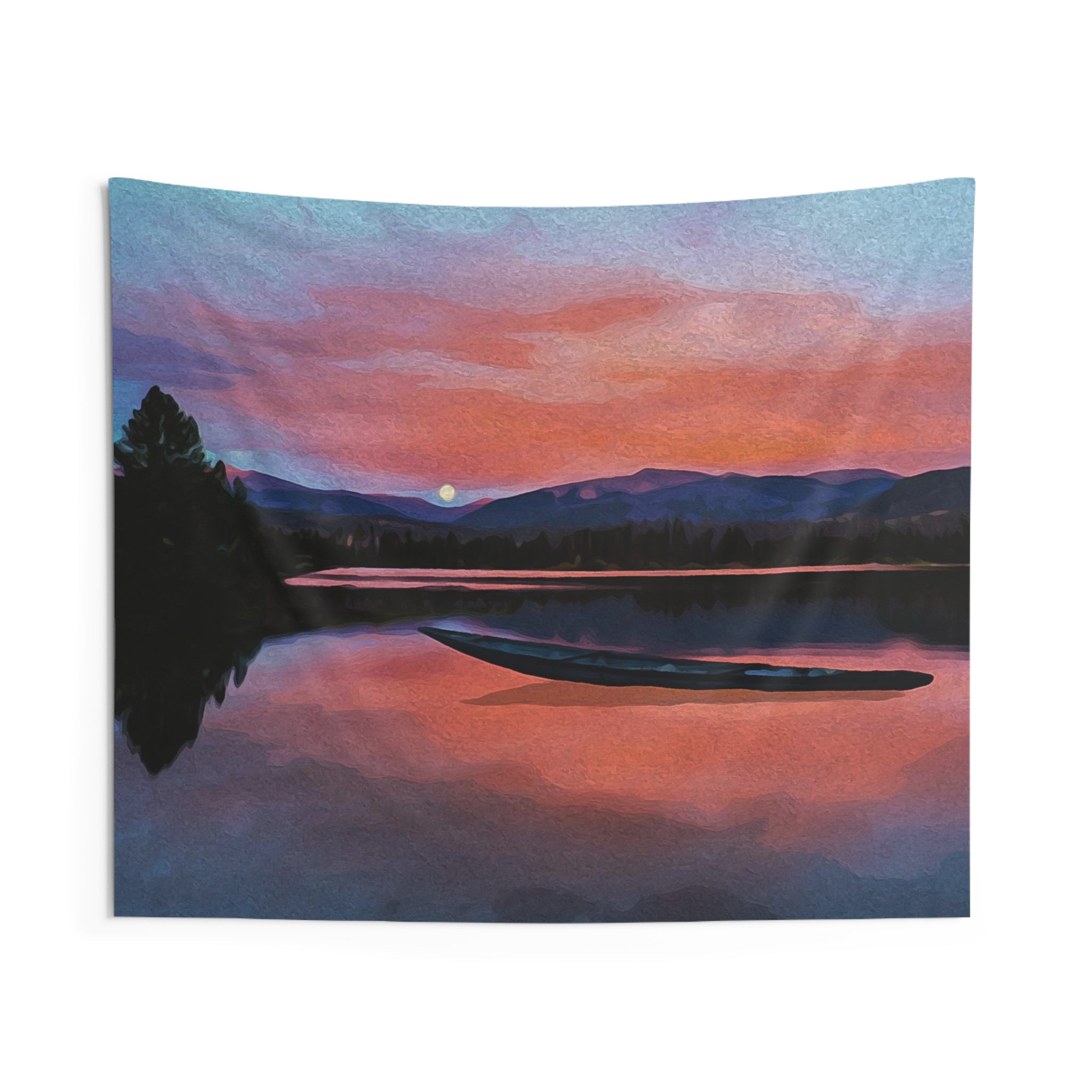 Sunset Lake Tapestry-0