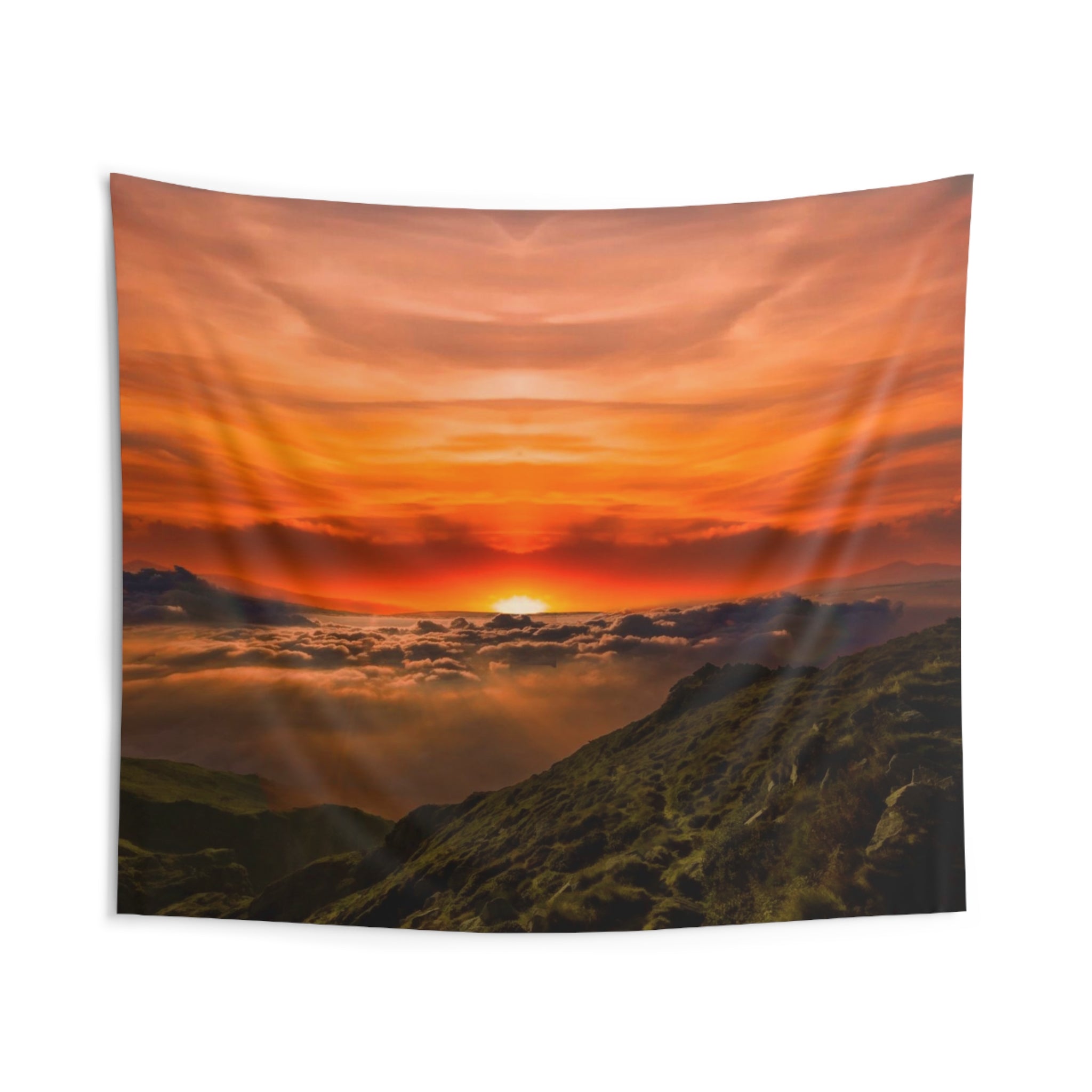 Mountain view from Flight Tapestry-1