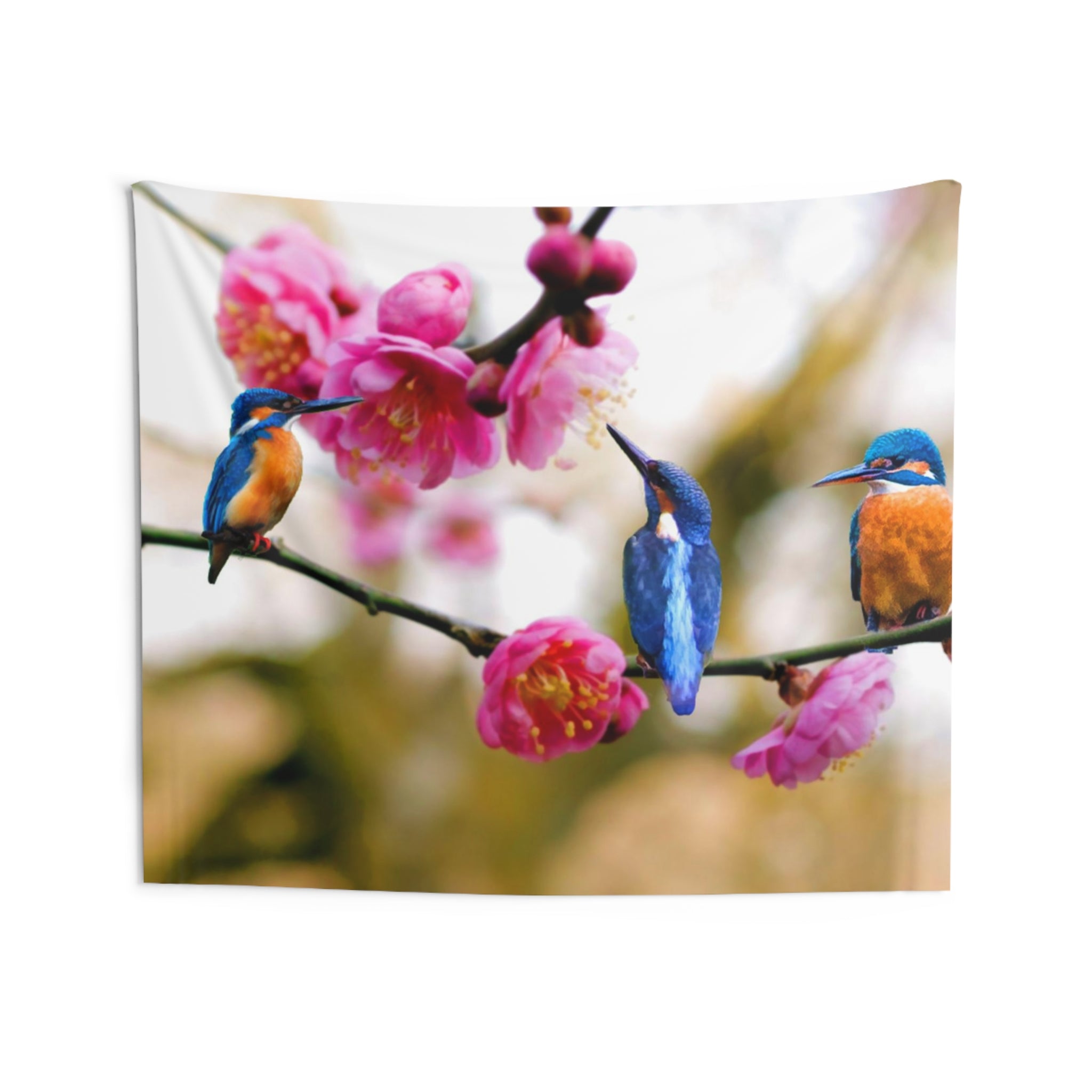 Kingfisher Bird Tapestry-3