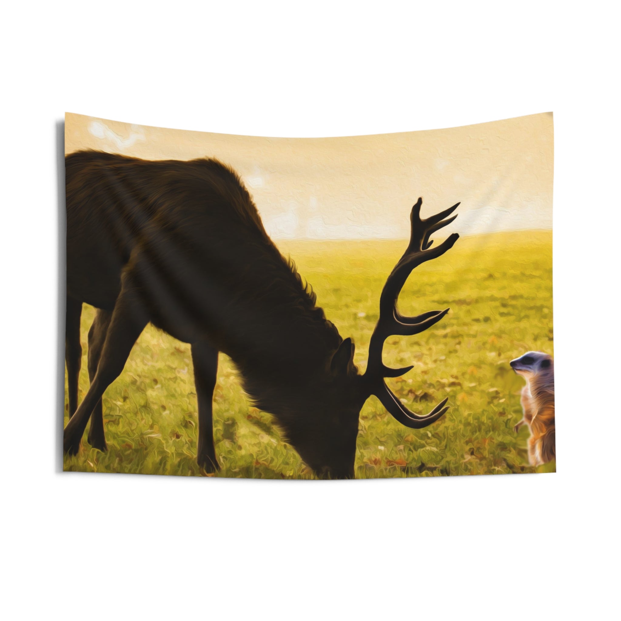 Meerkat and Deer Tapestry-1