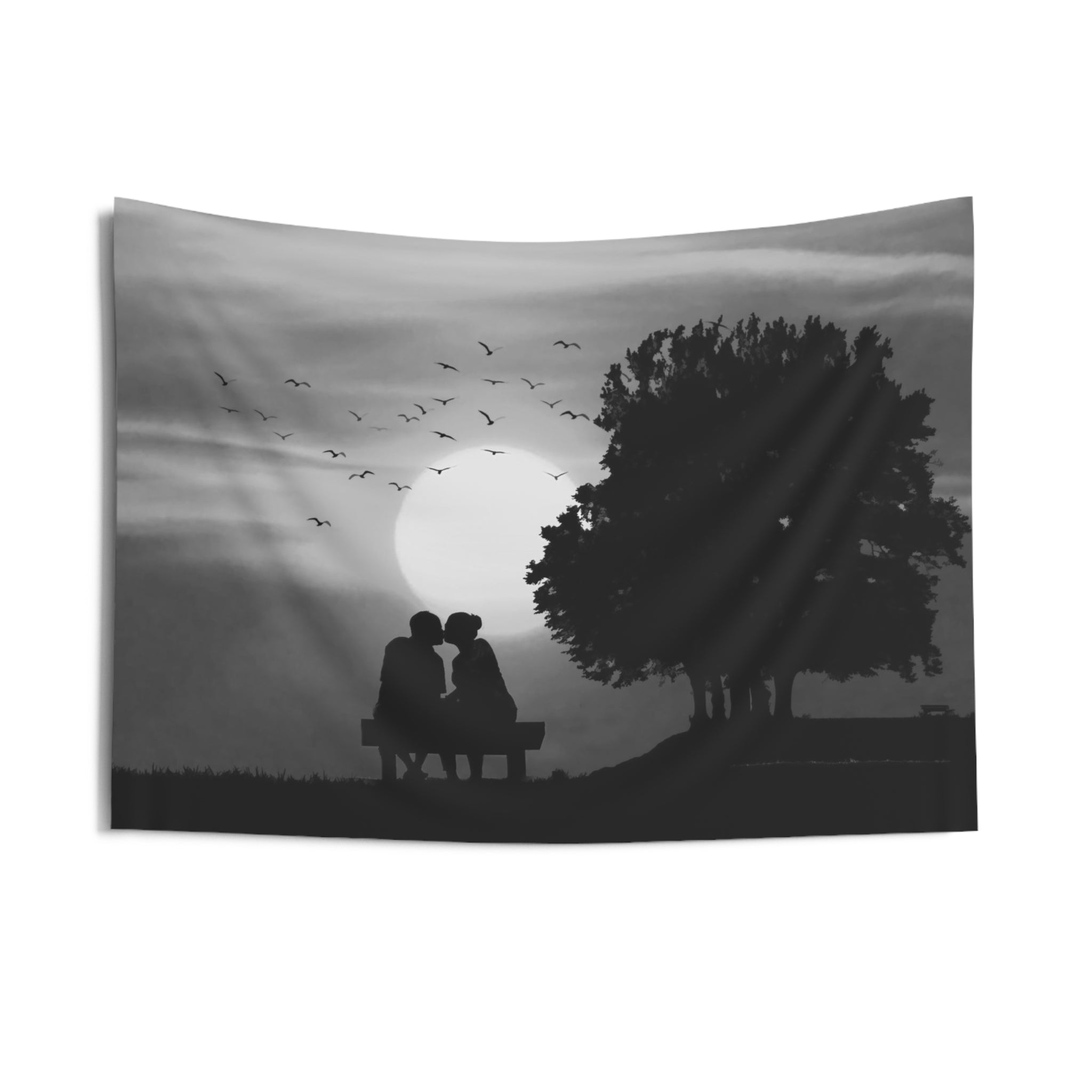 Couple Sunset Tapestry-2