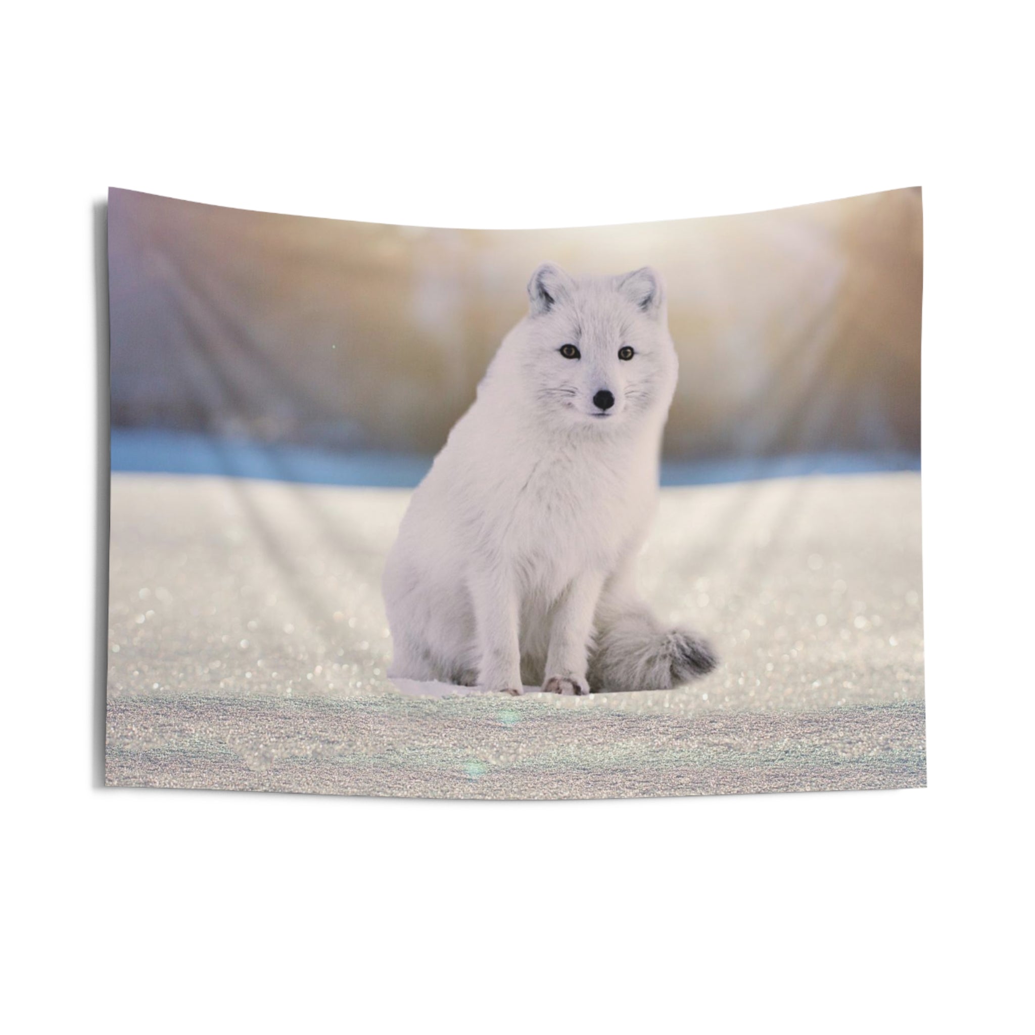 Arctic Fox White Tapestry-2