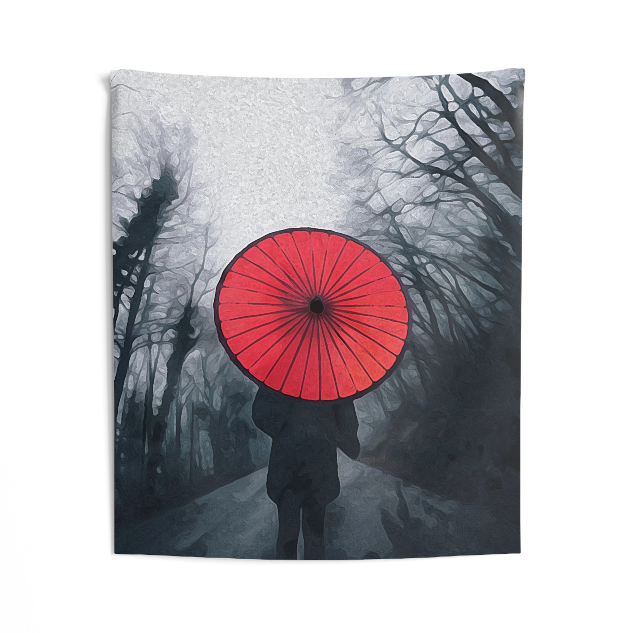 Red Umbrella Tapestry-1