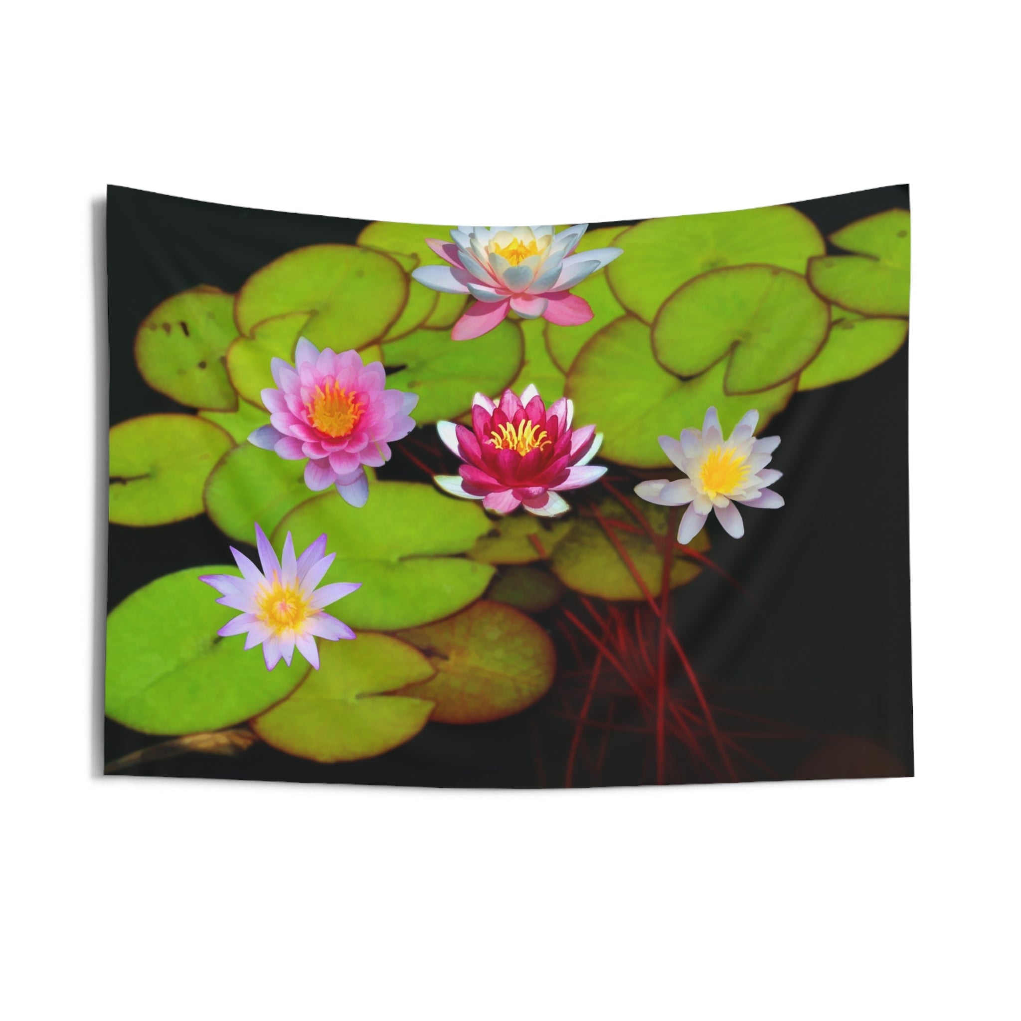 Lily Flower With Stem Tapestry-2