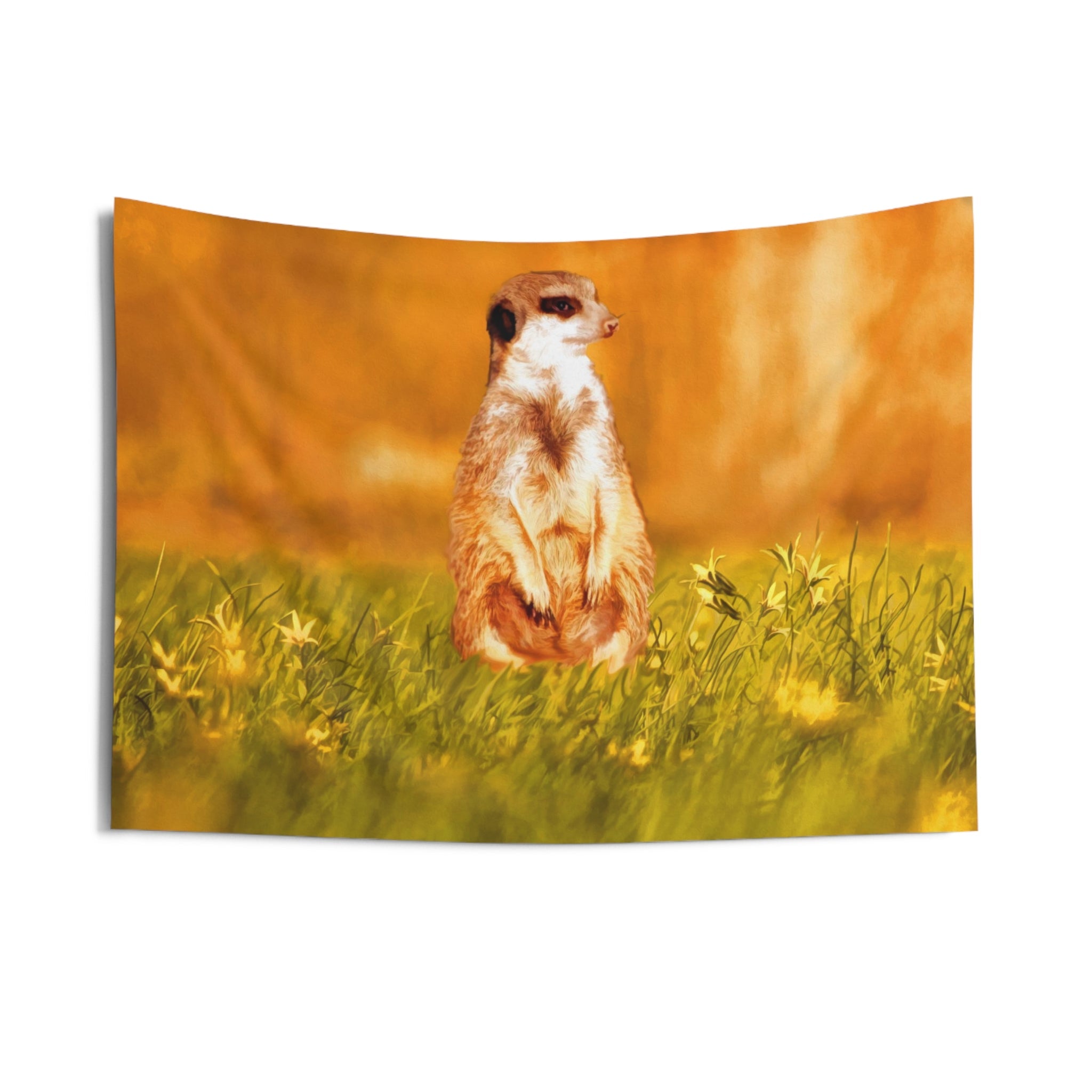 Standing Meerkat Tapestry-2