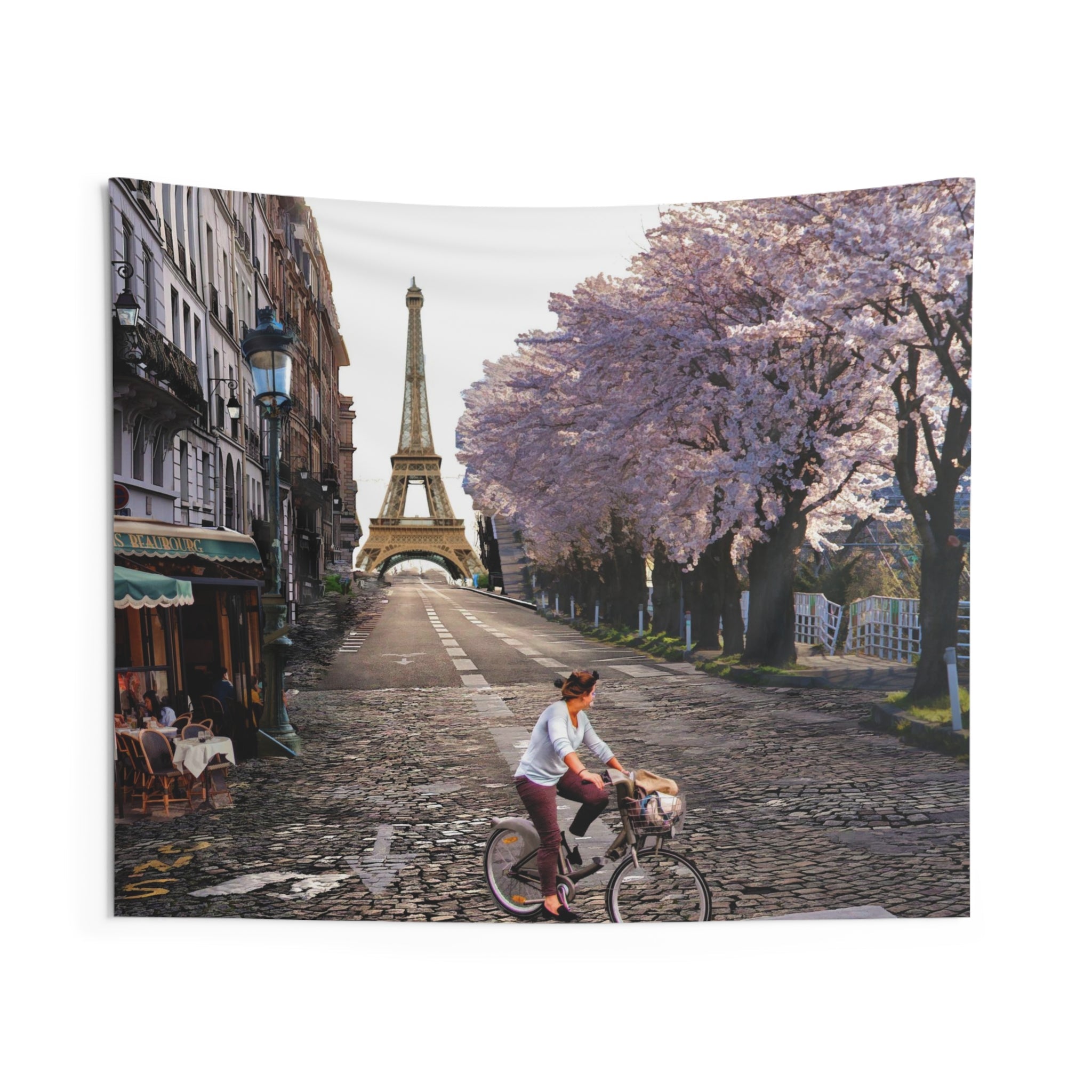 Eiffel Tower Parisstreet Tapestry-0