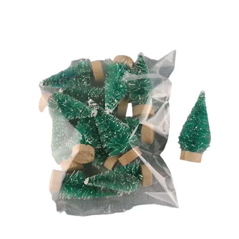 Mini Christmas Tree Decorations - Set of 12-0