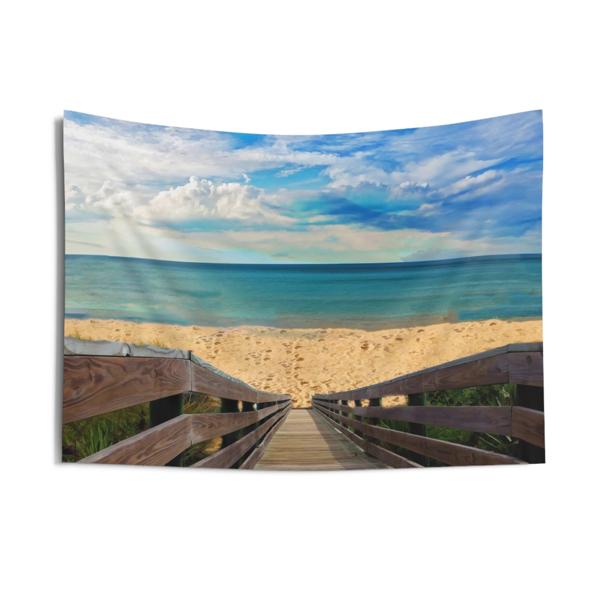 Beach Sea Tapestry-2