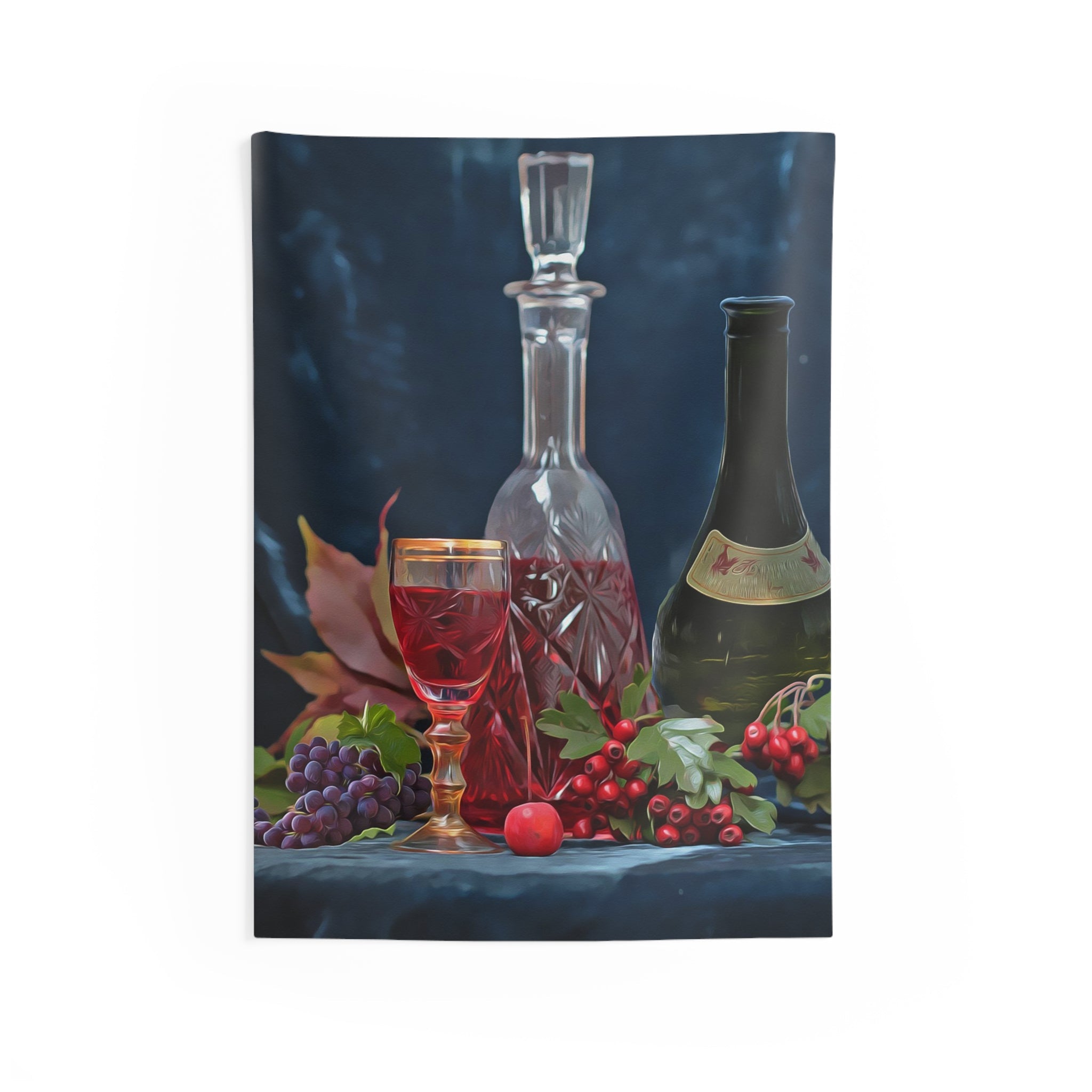 Wine & Glass Tapestry-0