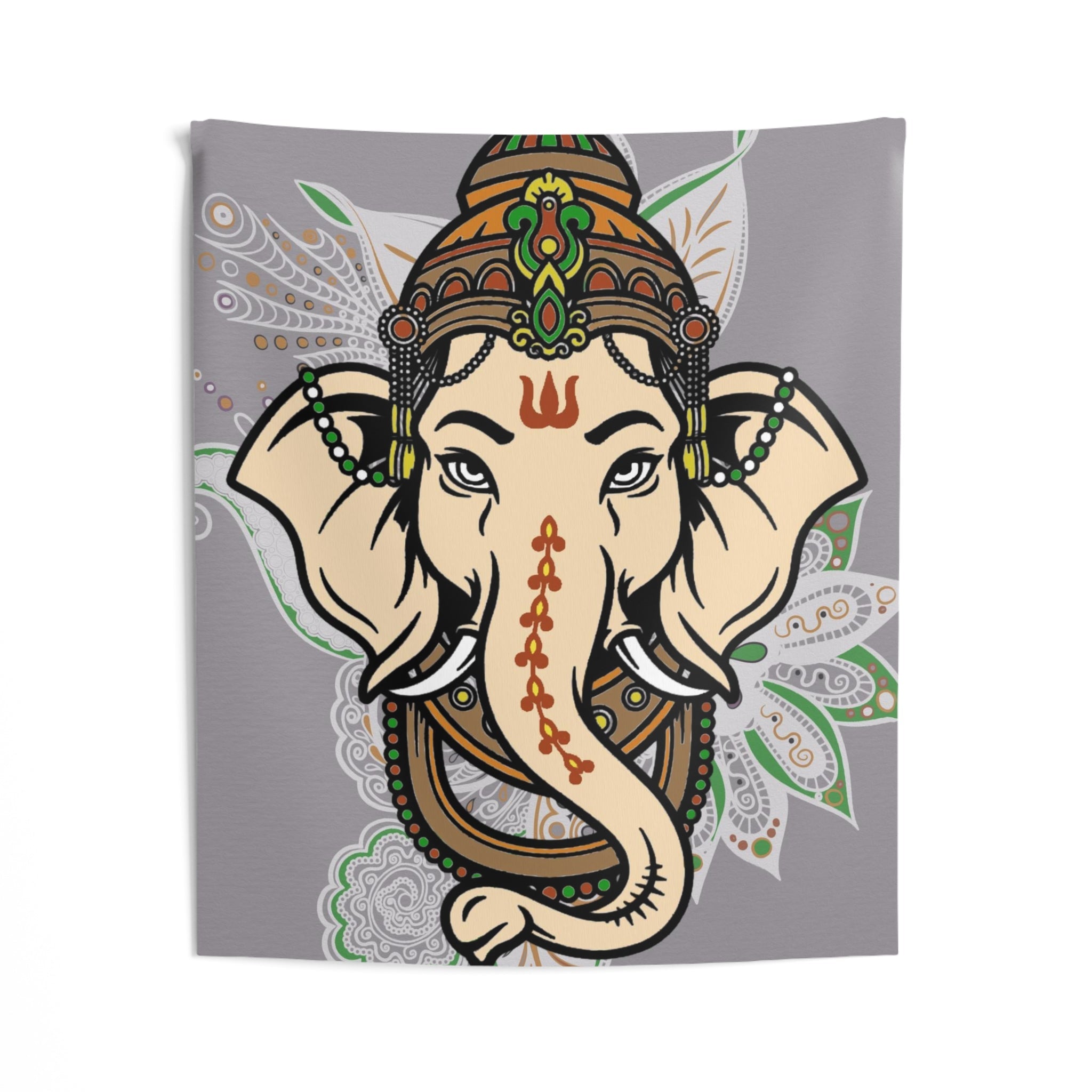 Ganesha Face Tapestry-1