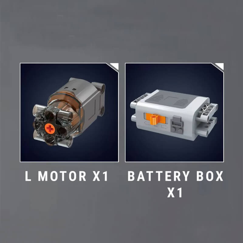 Motorised Rotary Engine 1129Pcs-4