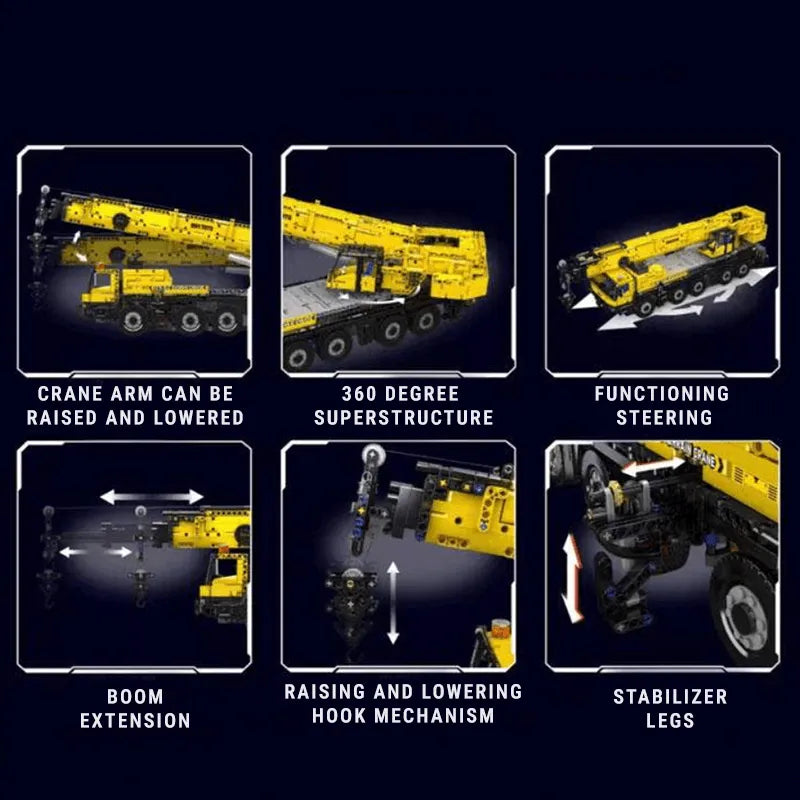 Remote Controlled Crane 3217pcs-3