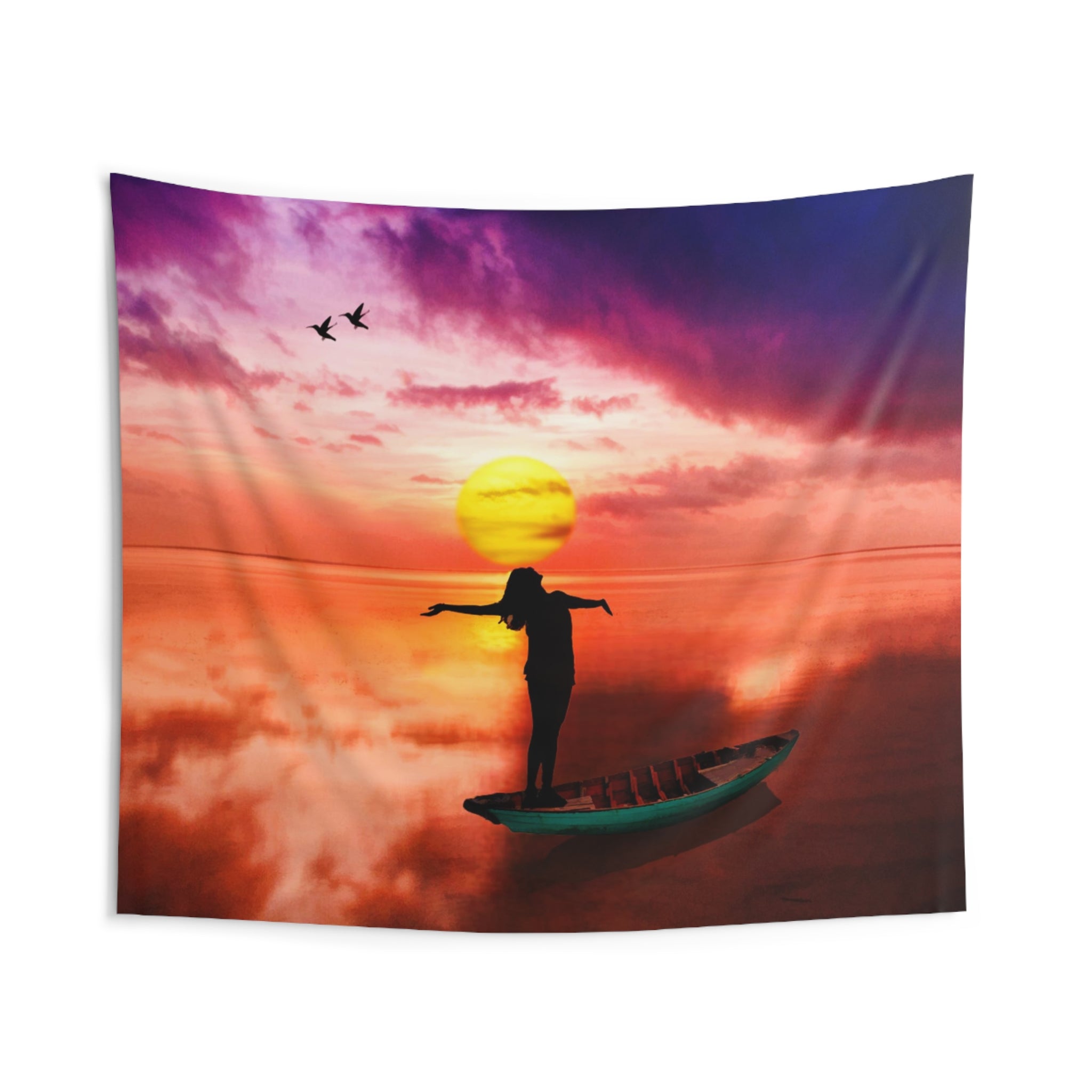 Women Lake Tapestry-1