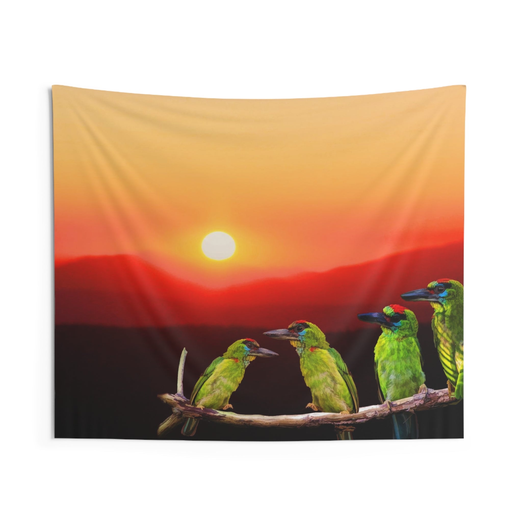 Birds on Branch Tapestry-0