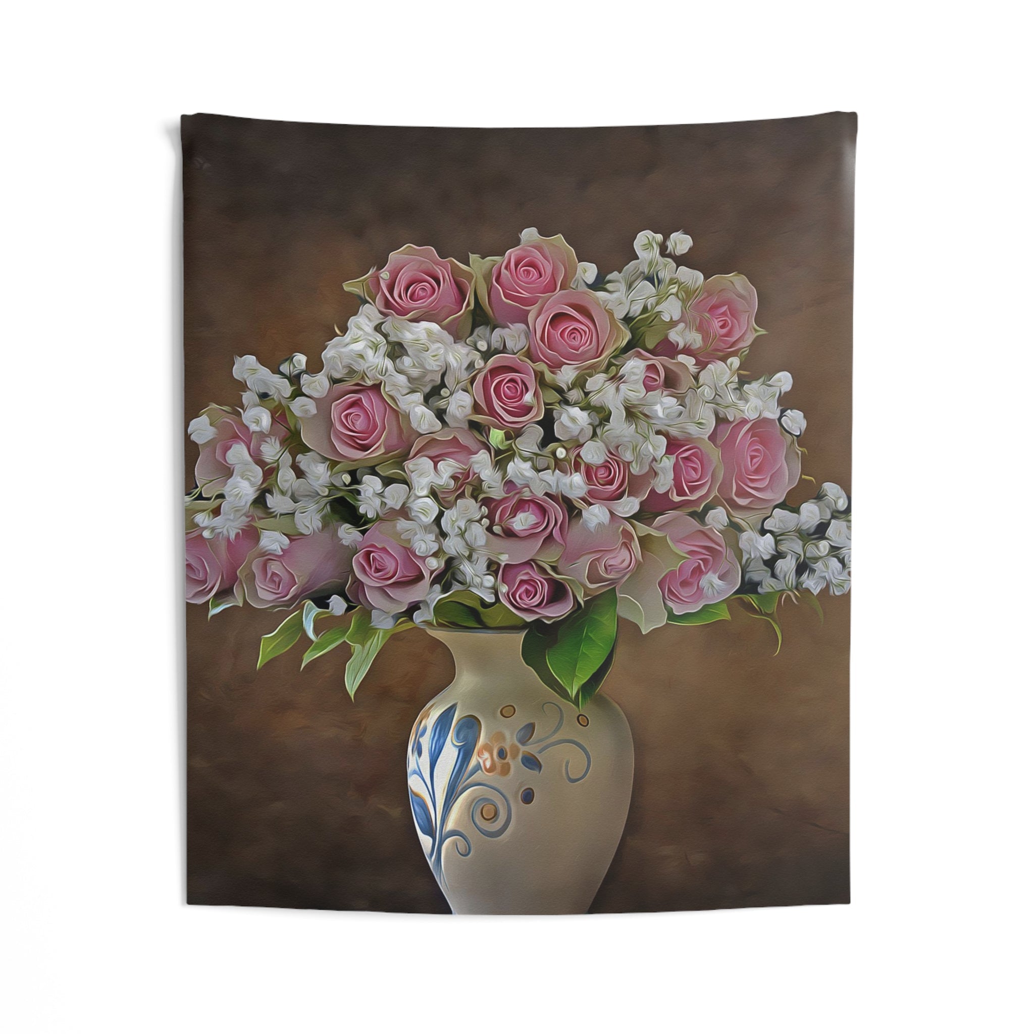 Rose Flowers Tapestry-1