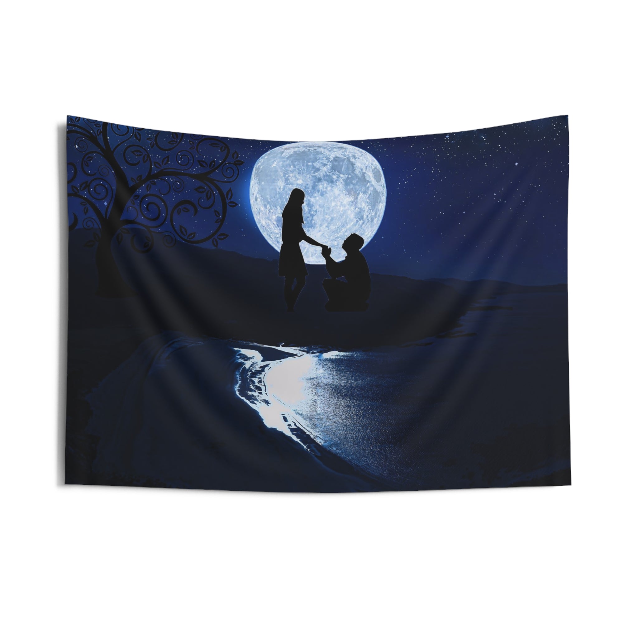 Couple propose in Moonlight Tapestry-2