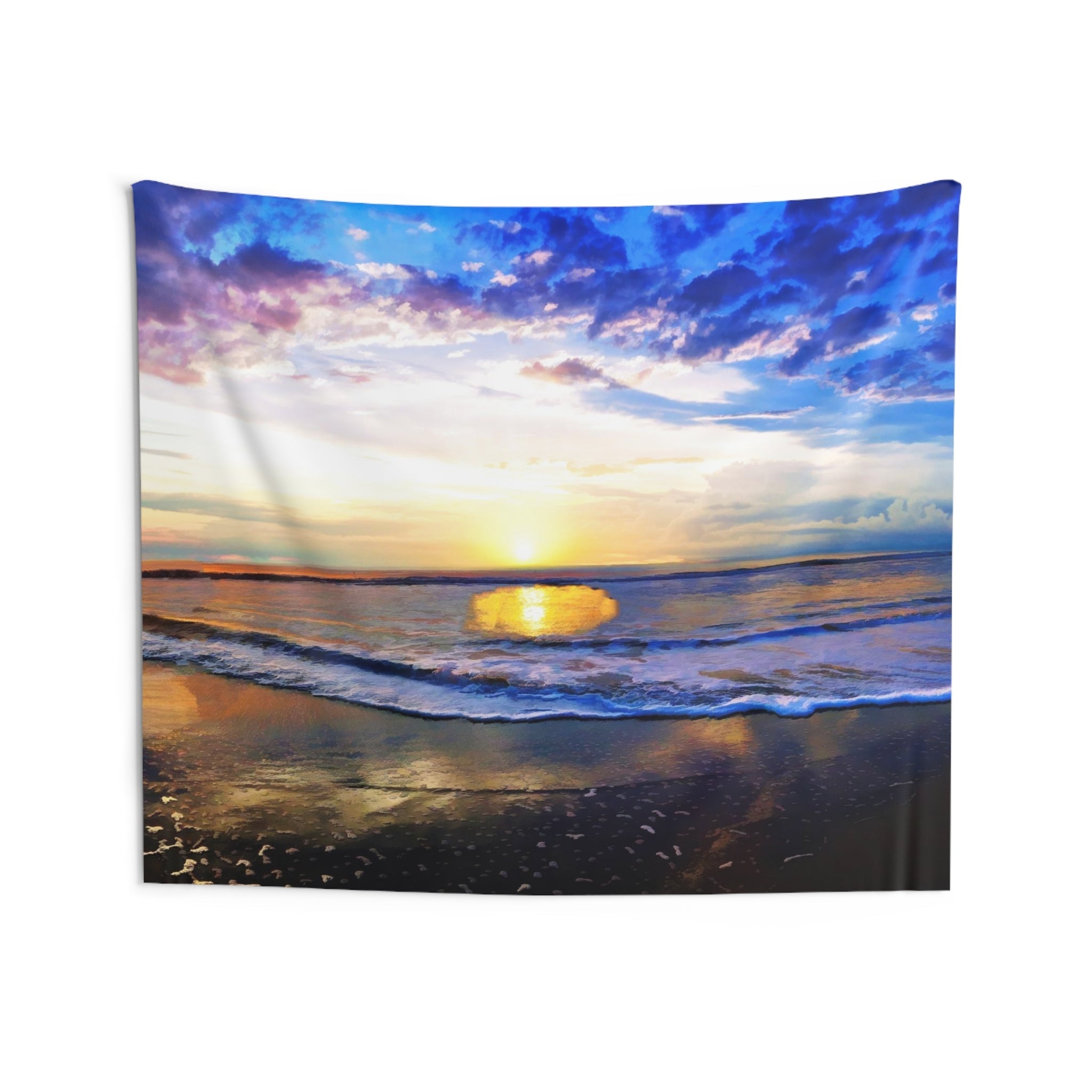 Beach Sunset Tapestry-3