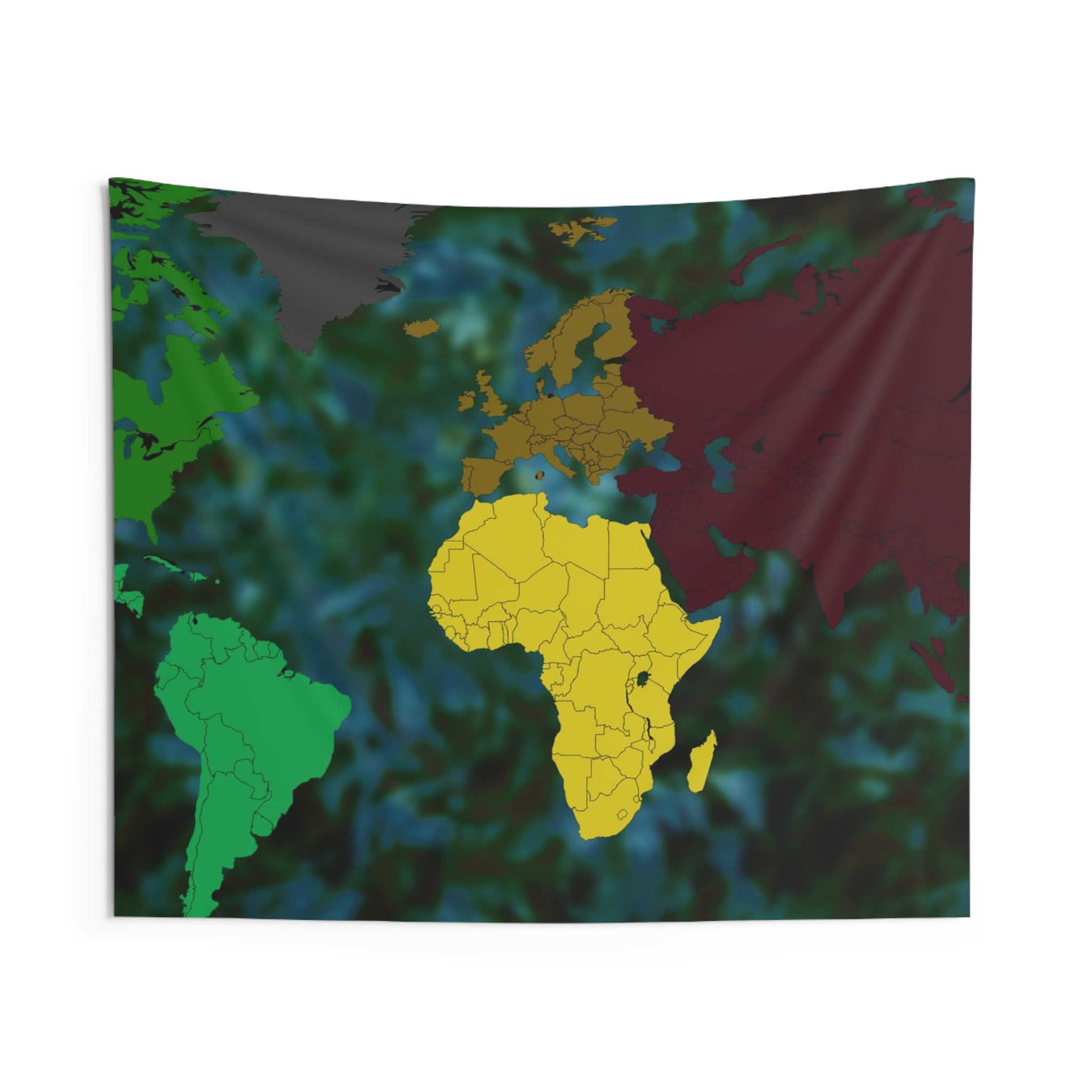 World map Painting Tapestry-0