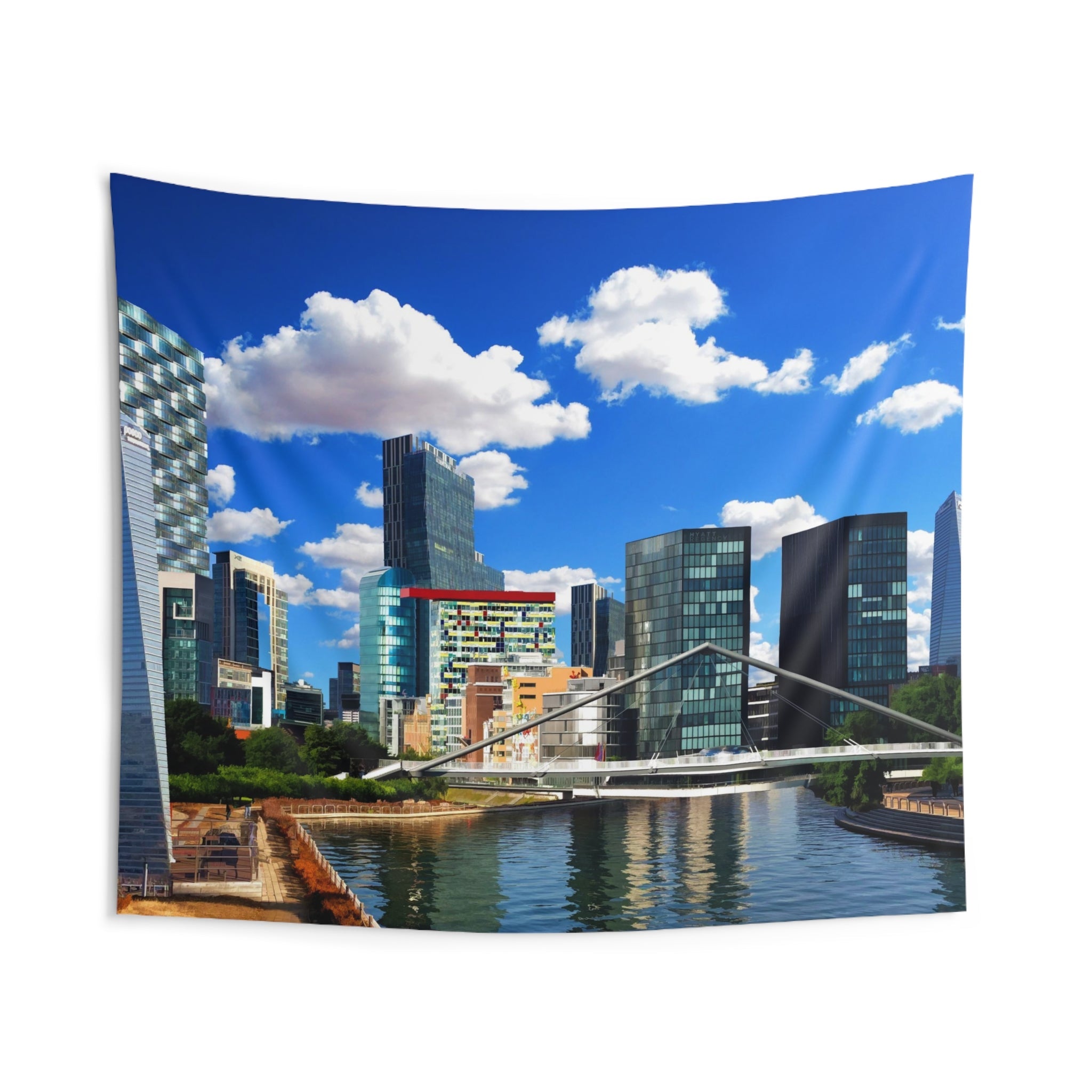 South korea Skyline Tapestry-1