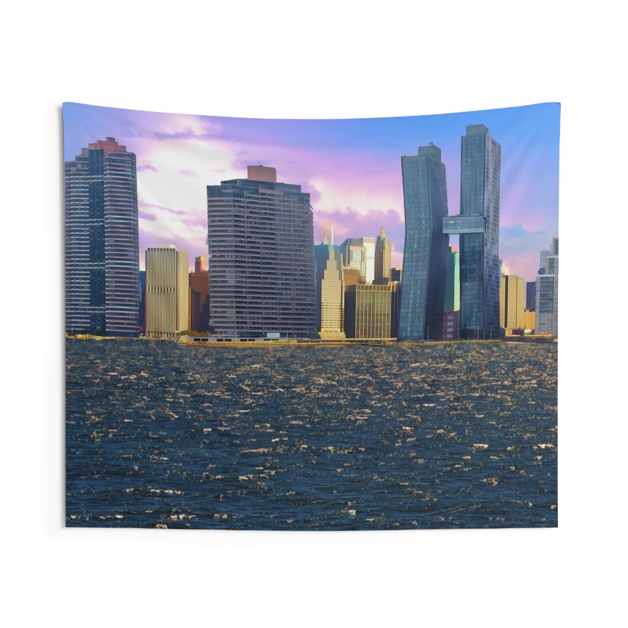 New york Skyline Tapestry-0