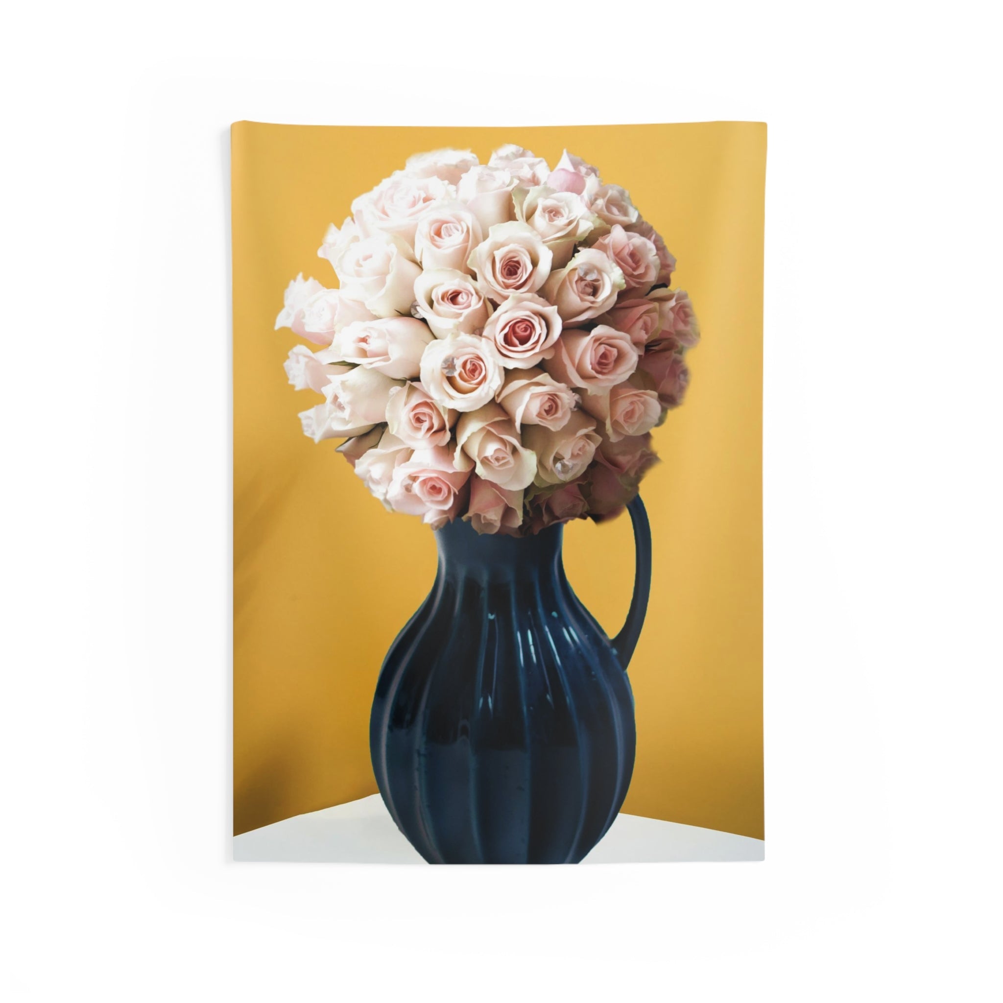 Blue Flower Vase Tapestry-0