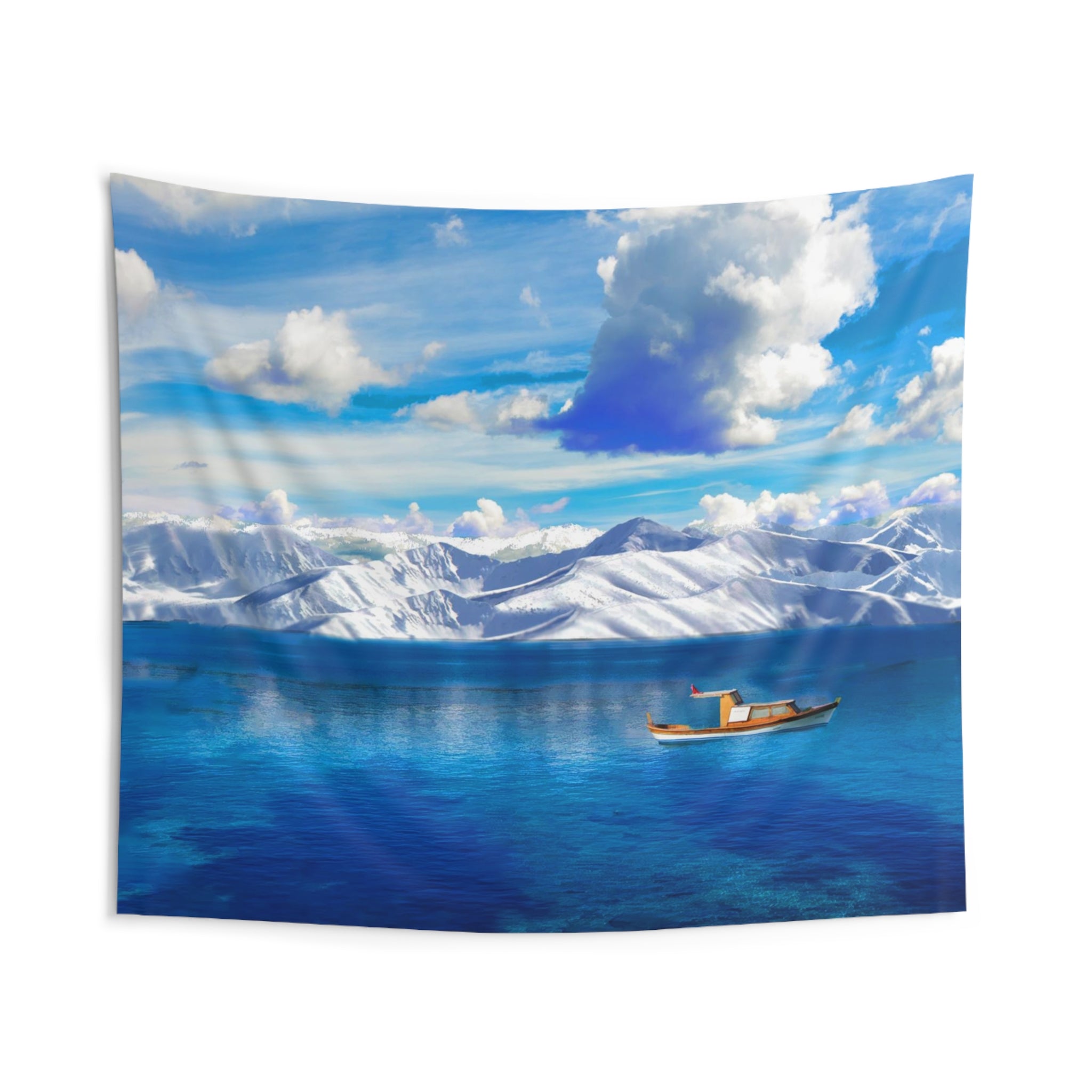 Ladakh Lake Snow Tapestry-1