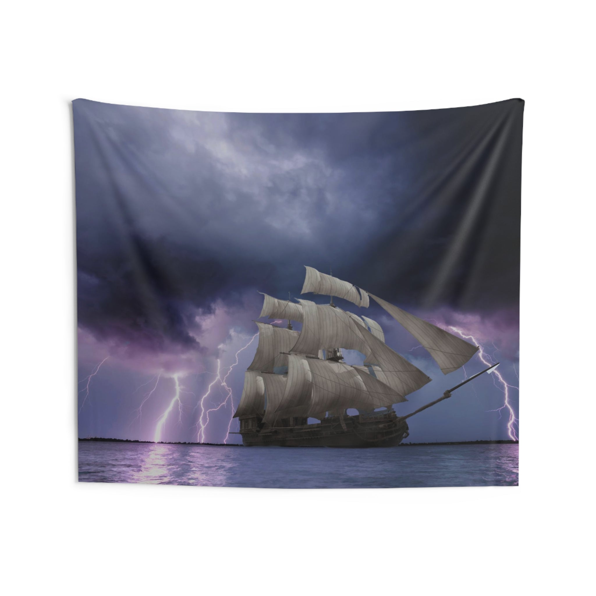 Lightning & Storm ship Tapestry-3