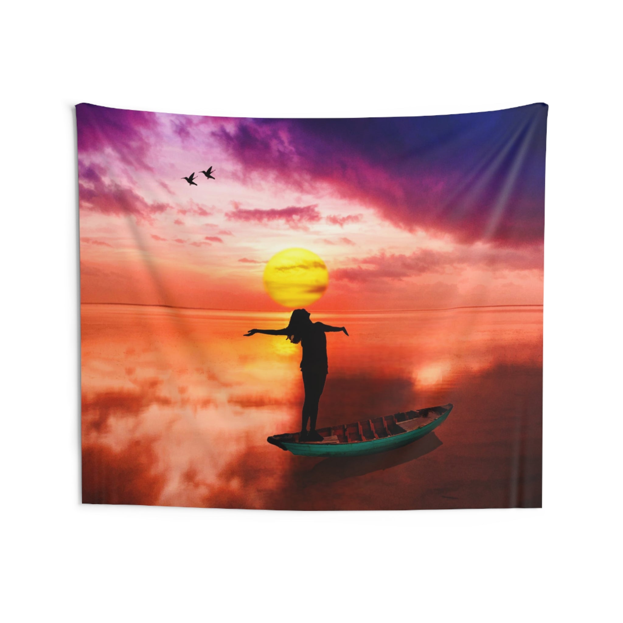 Women Lake Tapestry-3