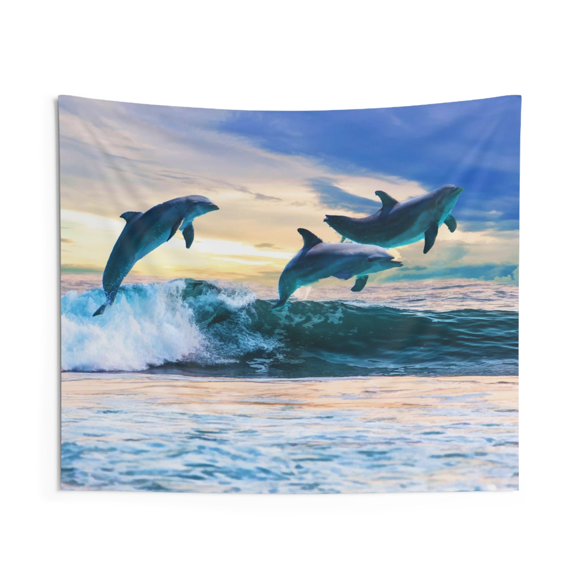 Blue Dolphin Tapestry-0