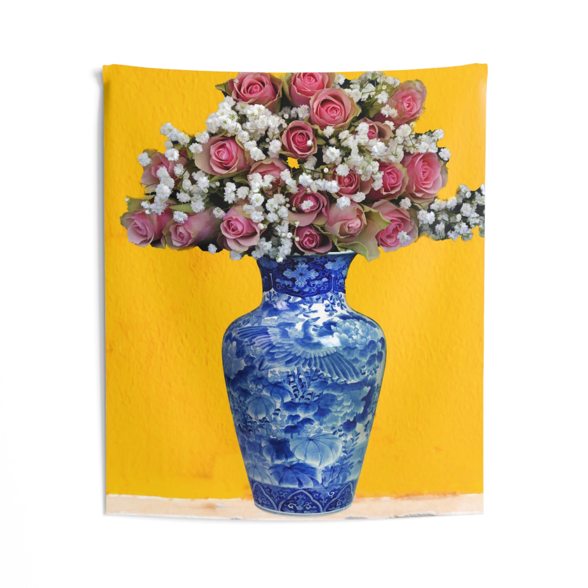 Blue Vase Tapestry-1