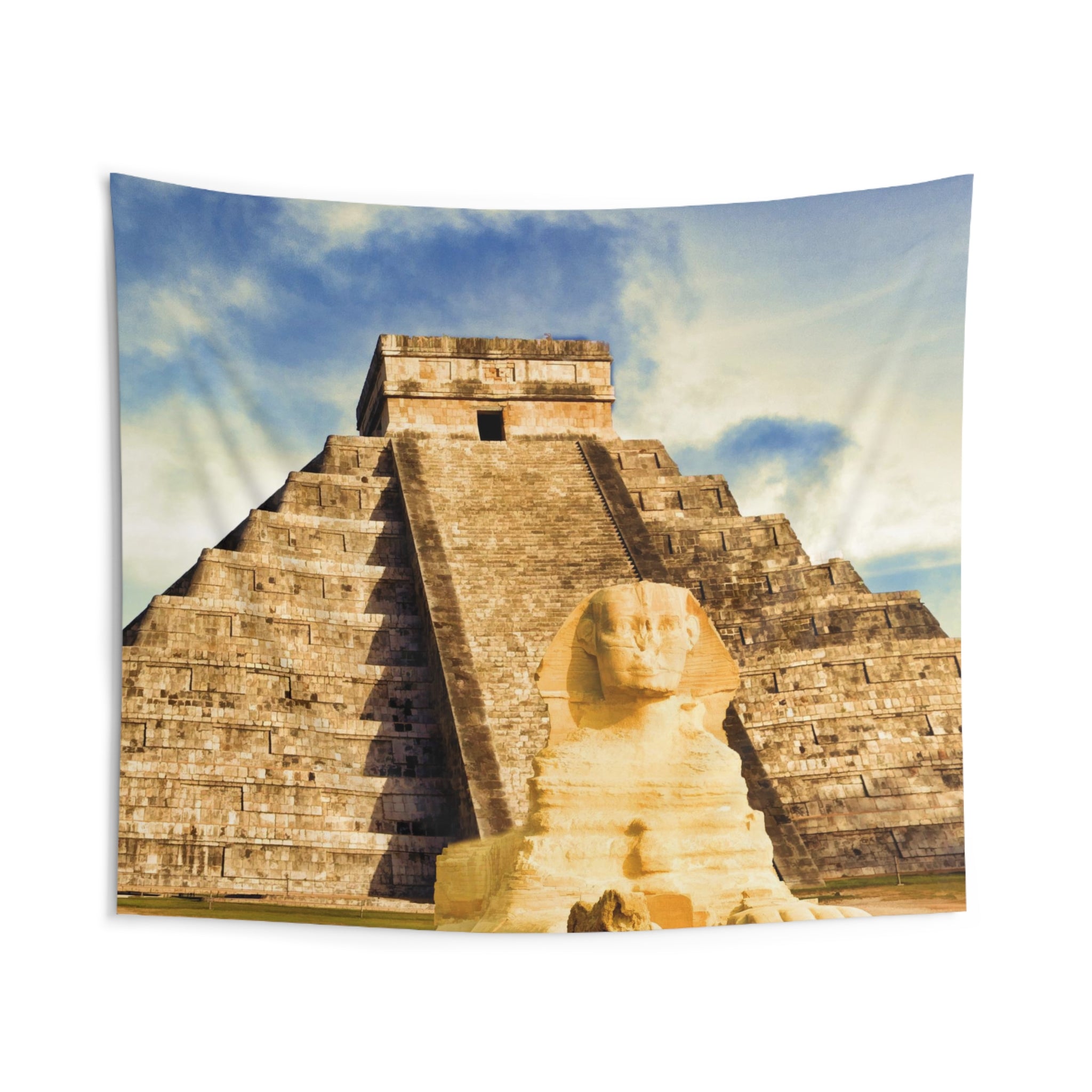 Pyramid on canvasTapestry-1